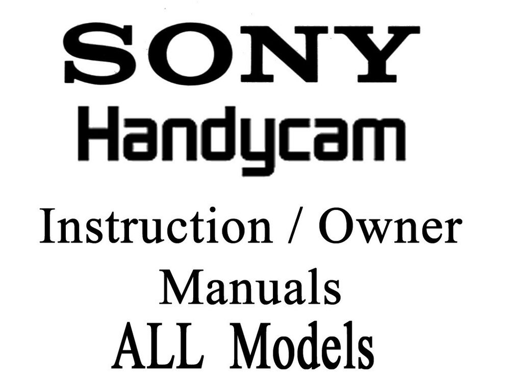 Sony handycam dcr-hc52 user manual free